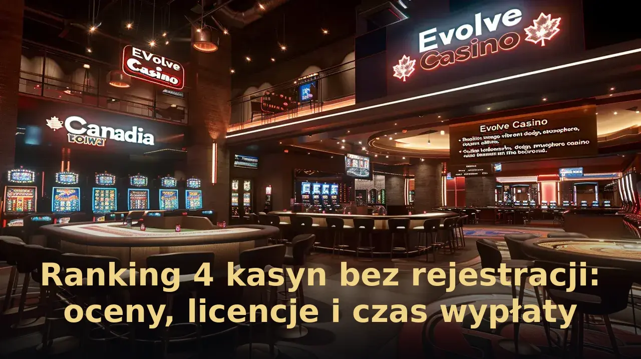 Ranking 4 kasyn bez rejestracji: oceny, licencje i czas wypłaty